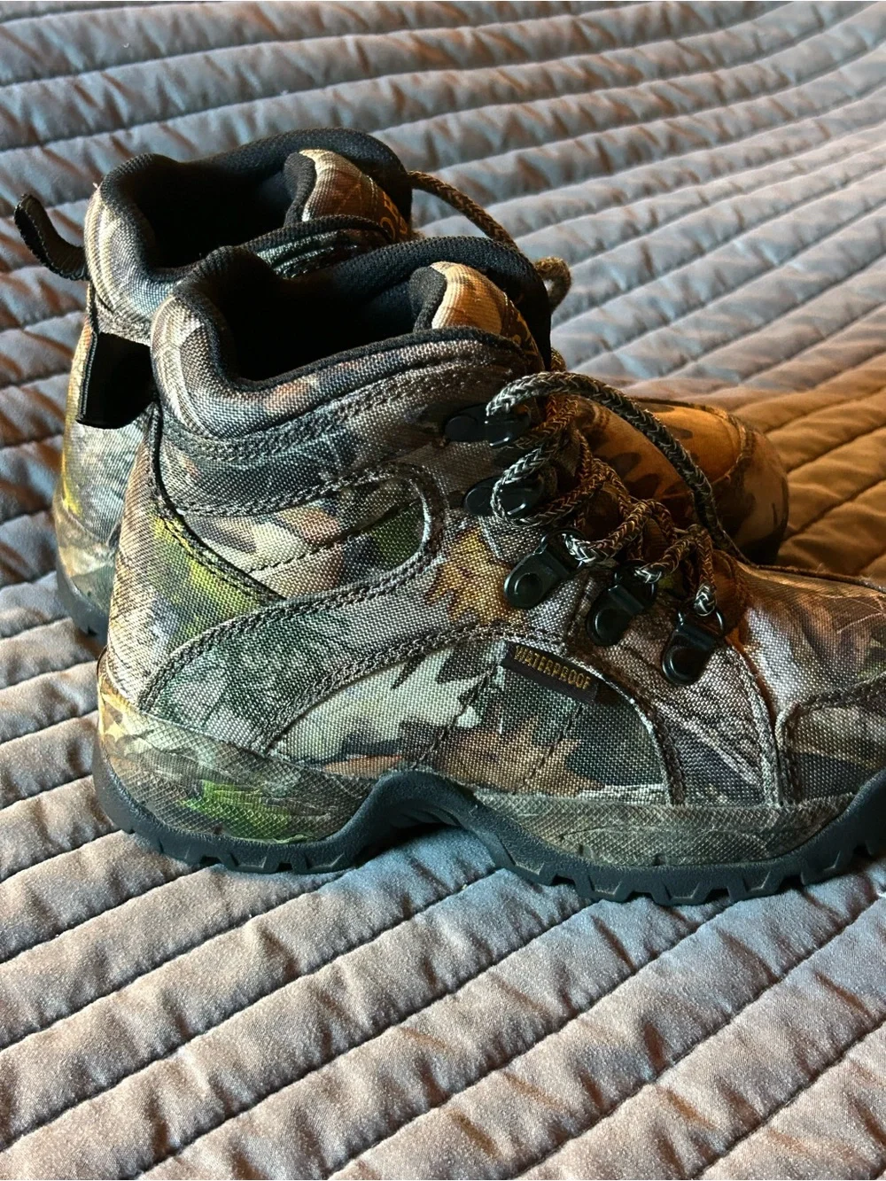 Red Head Brand co. Boys waterproof camo boots